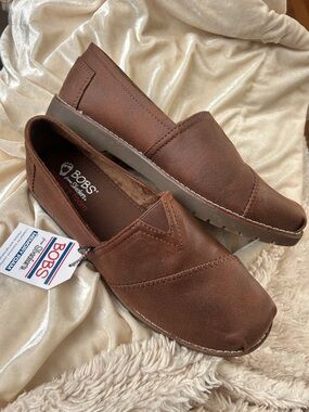 BOBS from Skechers Women's Chestnut Brown Slip-On Loafers